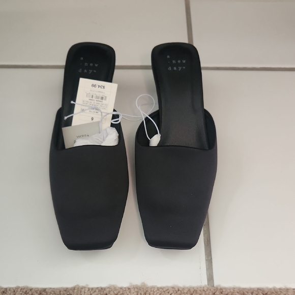 A New Day Black Women's Mules - Picture 1 of 4